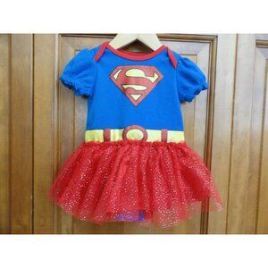 DC Comics Justice League Supergirl Tutu Onesie - Girls 6/9 Months